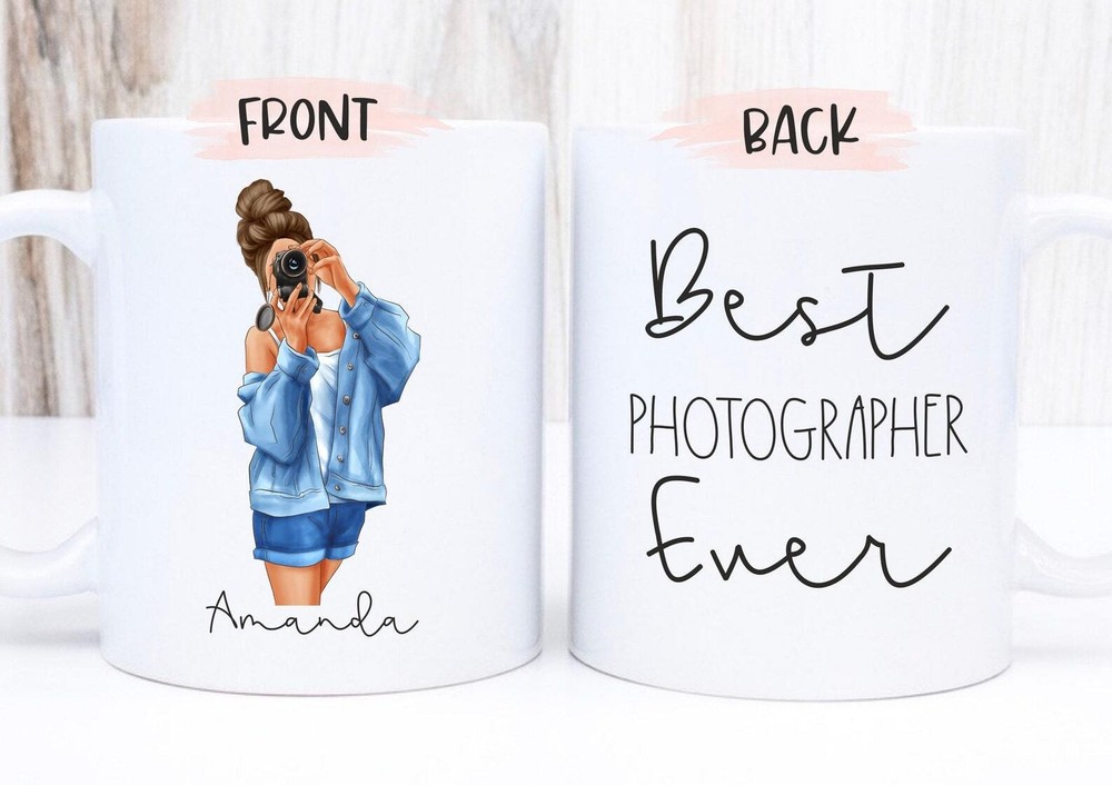 Best Photographer Ever Mug Custom Photographer Gift For Women, photographer