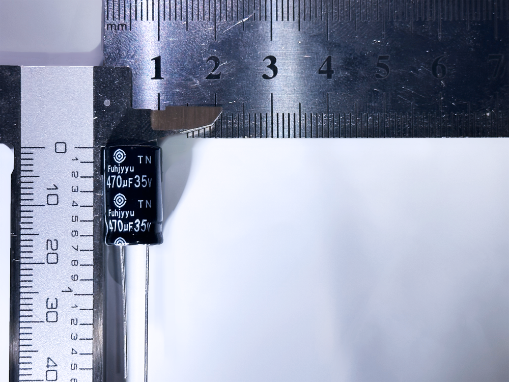 25Pcs TN Fuhjyyu 470uF 35V 10x16 Aluminum Electrolytic Radial Capacitor