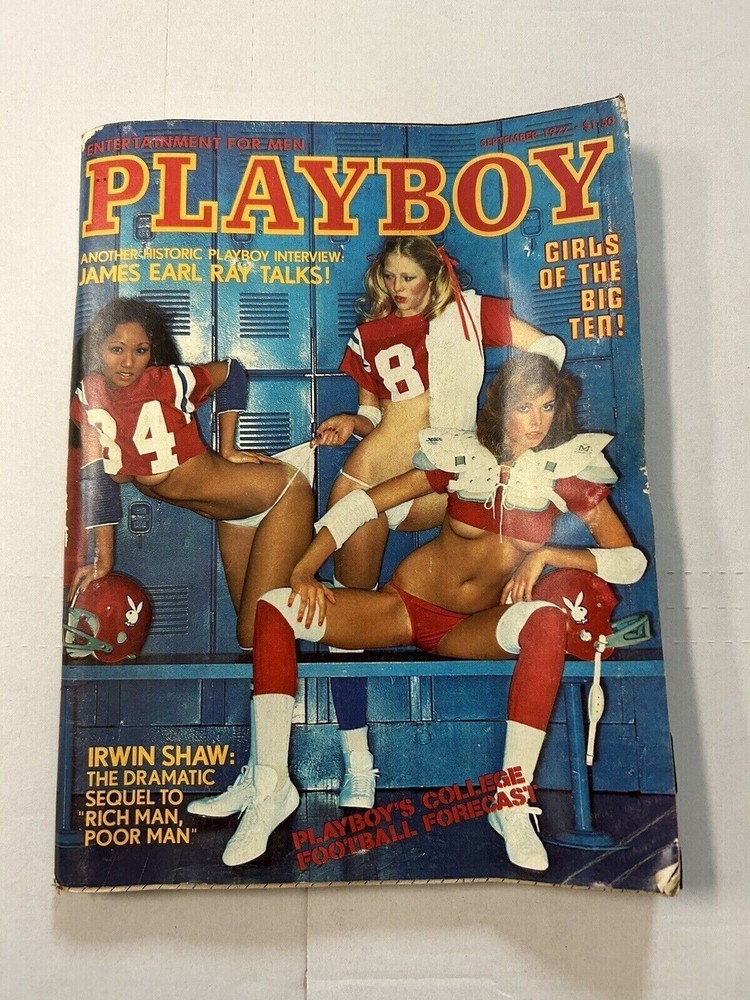 PLAYBOY MAGAZINE SEPTEMBER 1977 DEBRA JO FONDEN GIRLS OF THE BIG TEN VG Plus