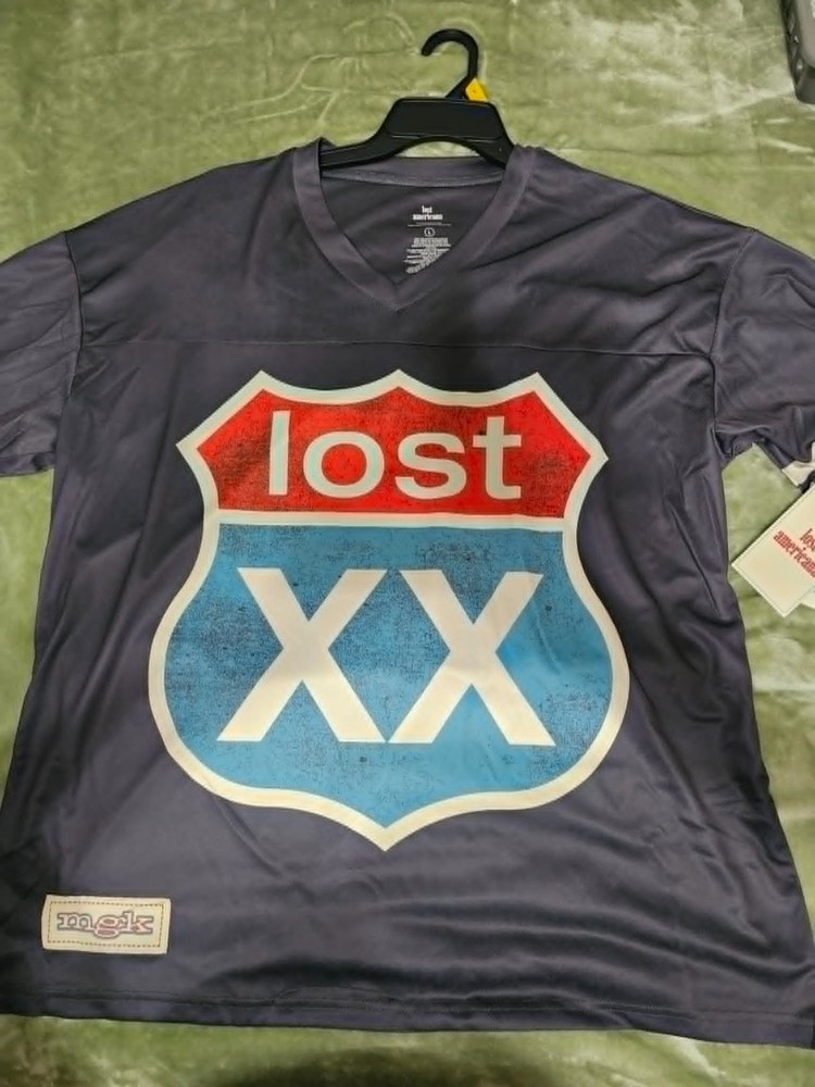 MGK Lost Americana Tour Sz Medium Jersey Machine Gun Kelly REAL MERCH NWT