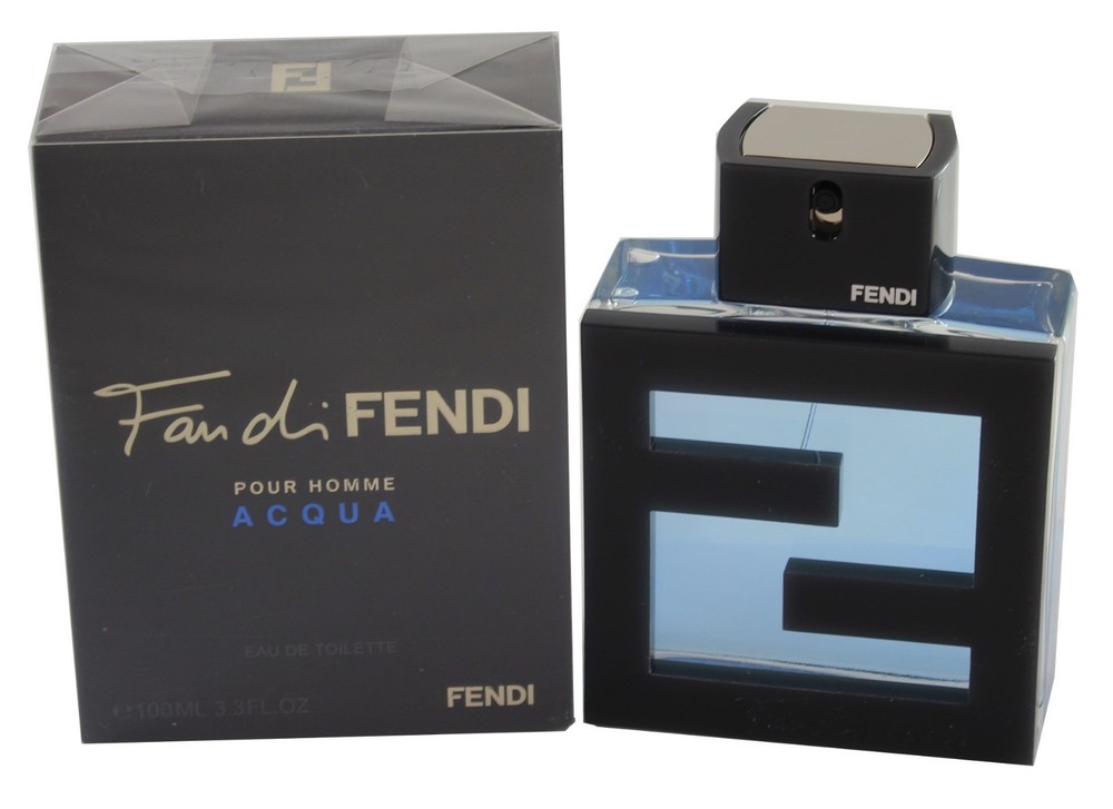 Fan Di Fendi Acqua Pour Homme 1.7/1.6  Oz/50 Ml Edt Spray New In Box