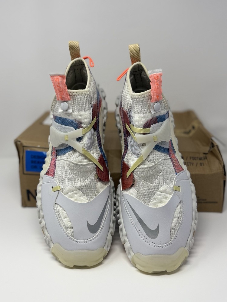 CD9664-100 Size 11.5 - Nike ISPA OverReact Flyknit Light Bone