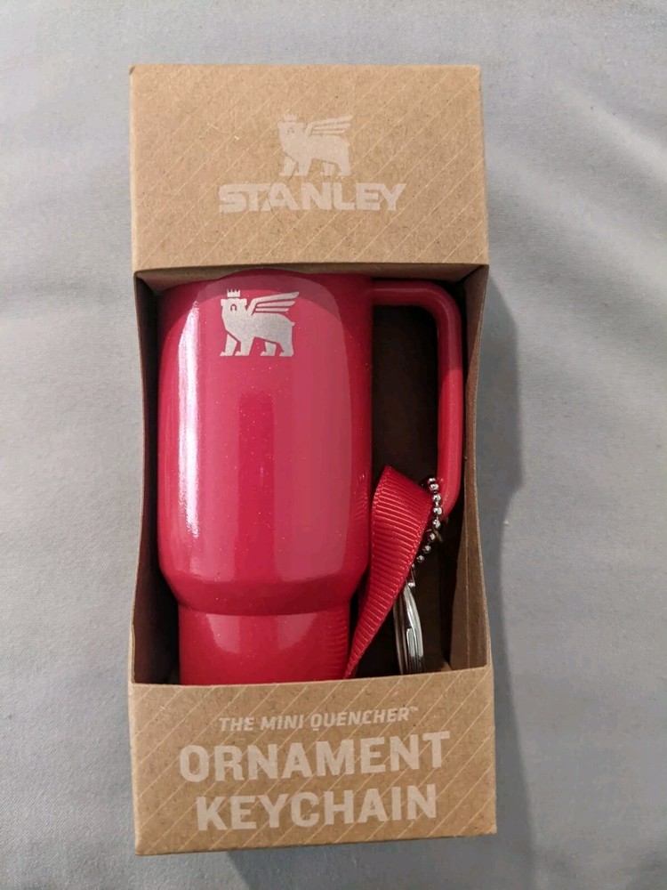 Limited Edition Stanley Mini Quencher Ornament Keychain - Red Delicious