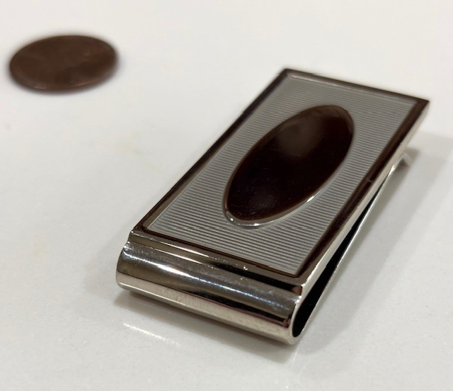 Stainless Steel Money Clip - Things Remembered - Very Nice