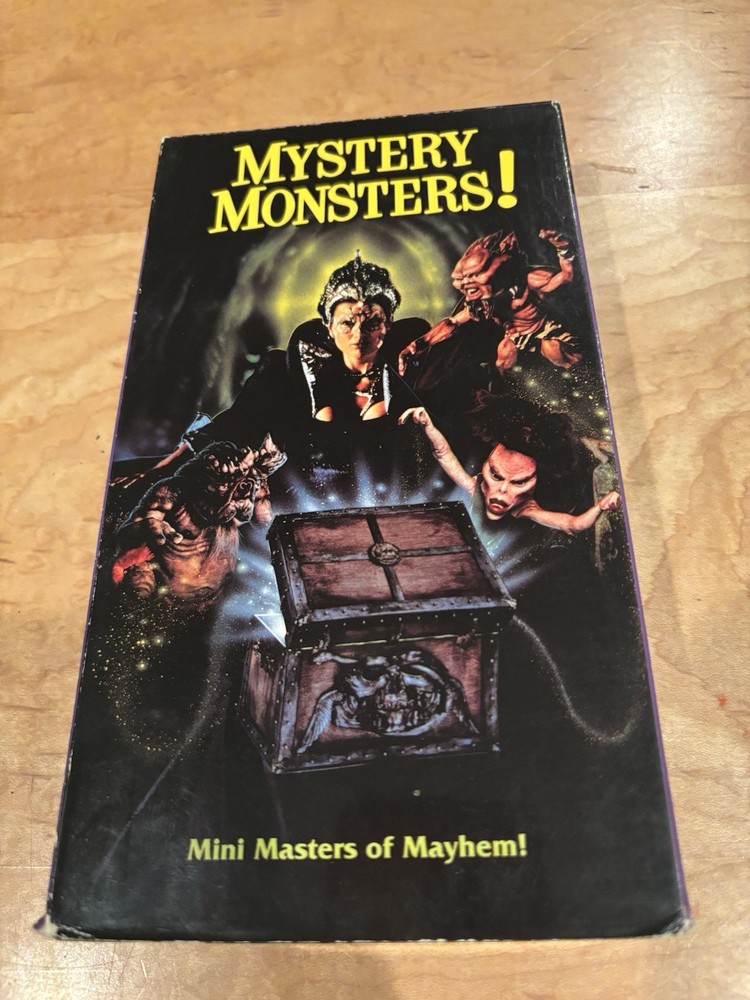 Mystery Monsters (VHS 1997) Ashley Tesoro, Pulsepounders, Sci-Fi Horror