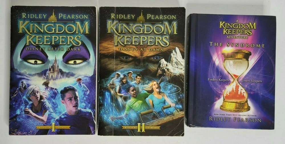 3 KINGDOM KEEPERS Series YA Books Lot #1 2 Syndrome Ridley Pearson Disney