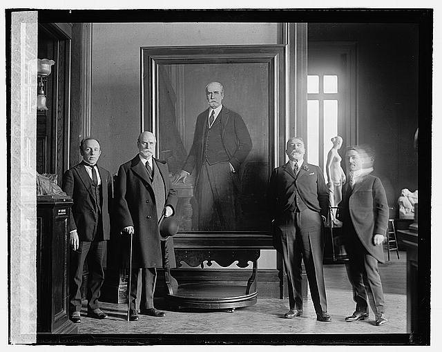 Unveiling of Hughes painting,Charles Evans Hughes,Secretary of State,1922