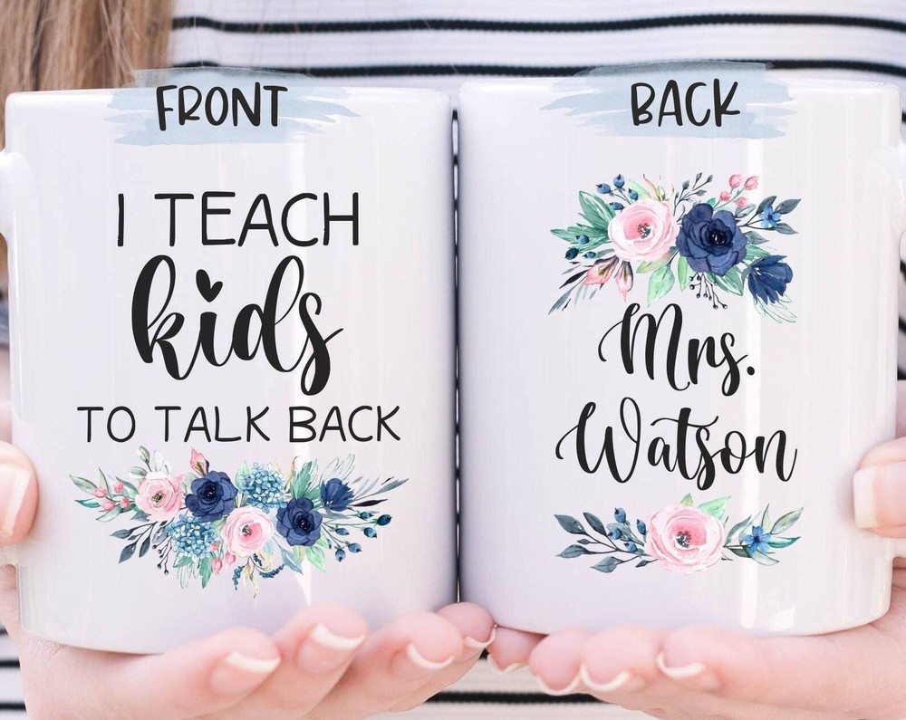 Speech Therapist Mug I Teach Kids To Talk Back Mug Personalized Speech Therapist