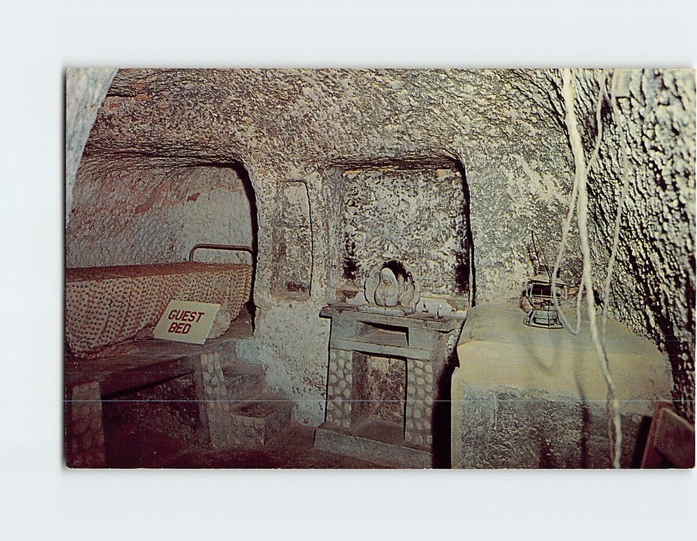 Postcard Private Chapel Underground Gardens Fresno California USA