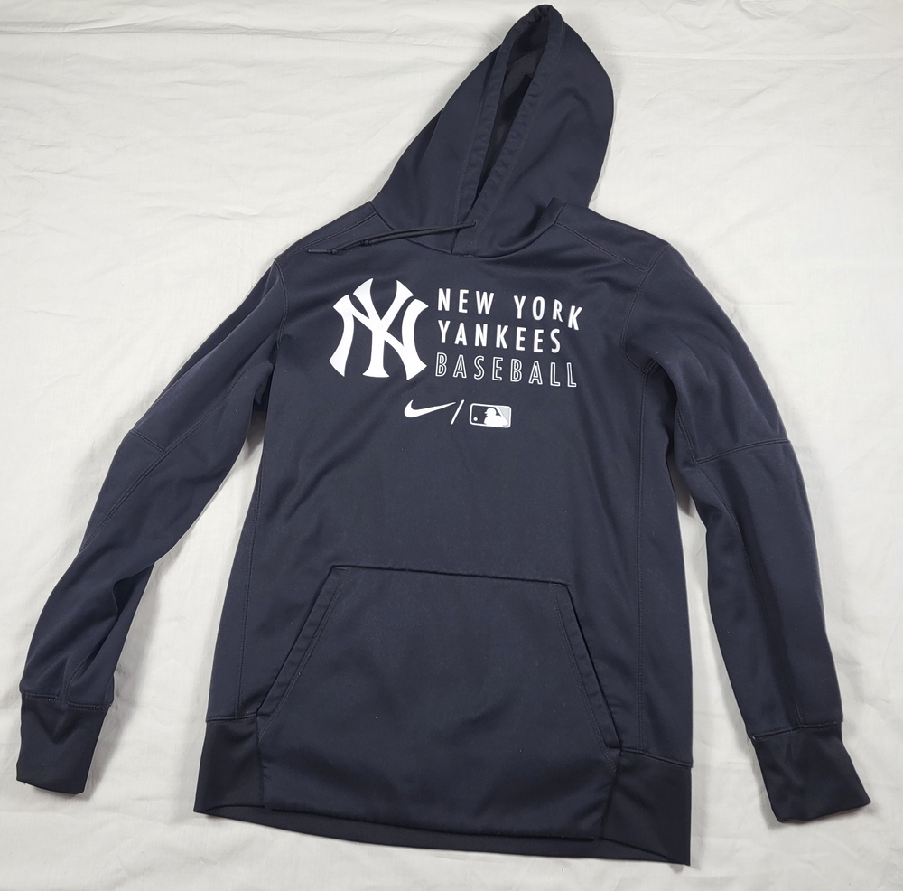 Nike Baseball New York Yankees Hoodie Medium Fleece Sportswear Streetwear Black