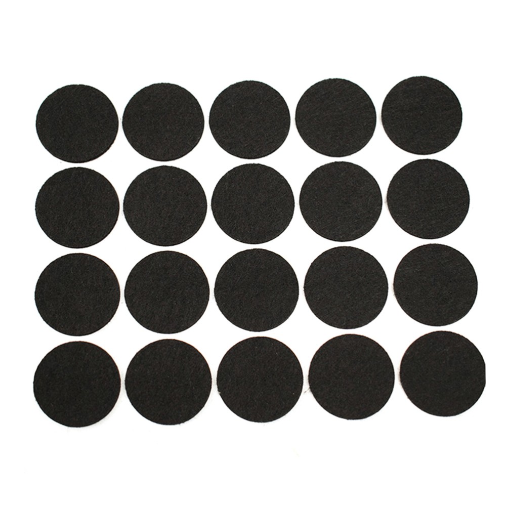 100 Pcs Glider Chair Stickers Floor Protectors Round Protective Mats
