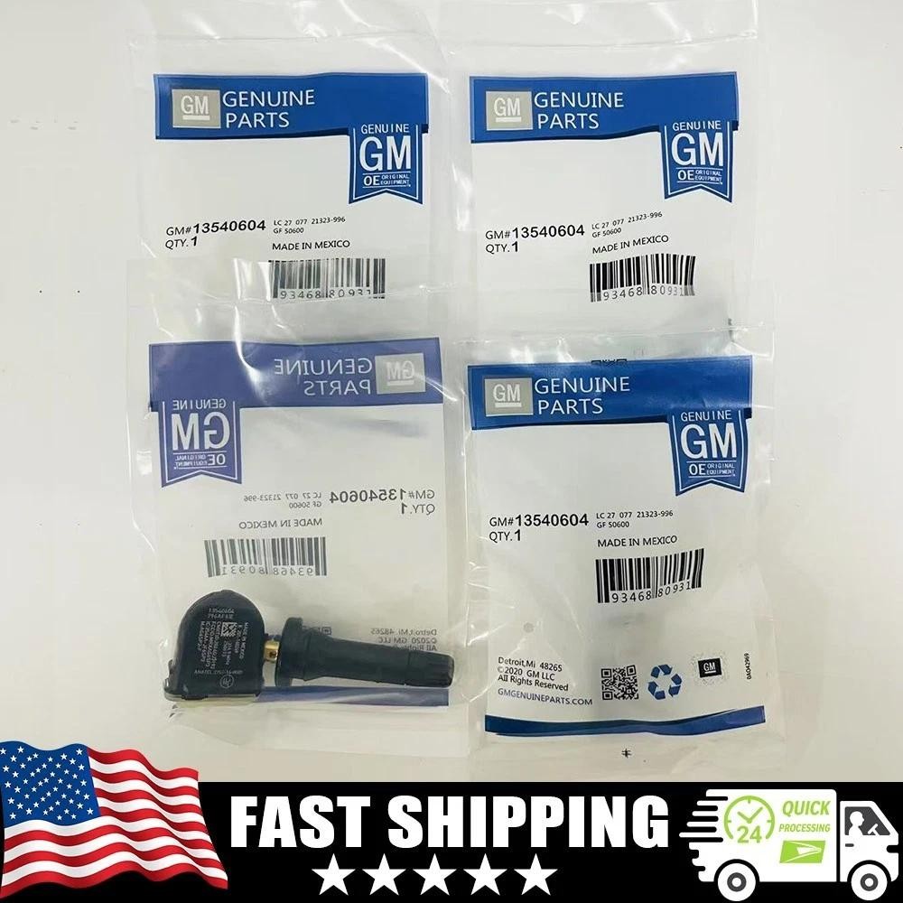 4X Genuine TPMS Tire Pressure Sensor Buick Chevrolet Cadillac Escalade 13540604