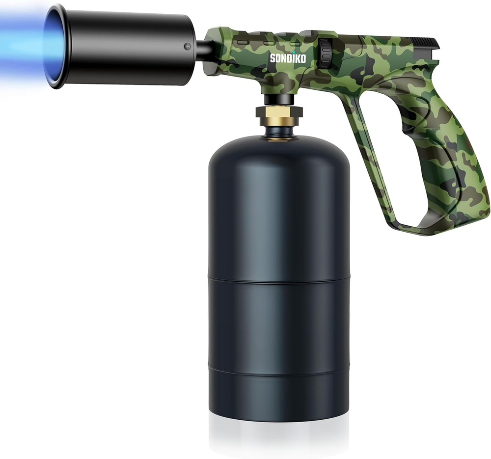 Sondiko Propane Torch Head - Powerful Kitchen Torch for Cooking, BBQ, and Steak