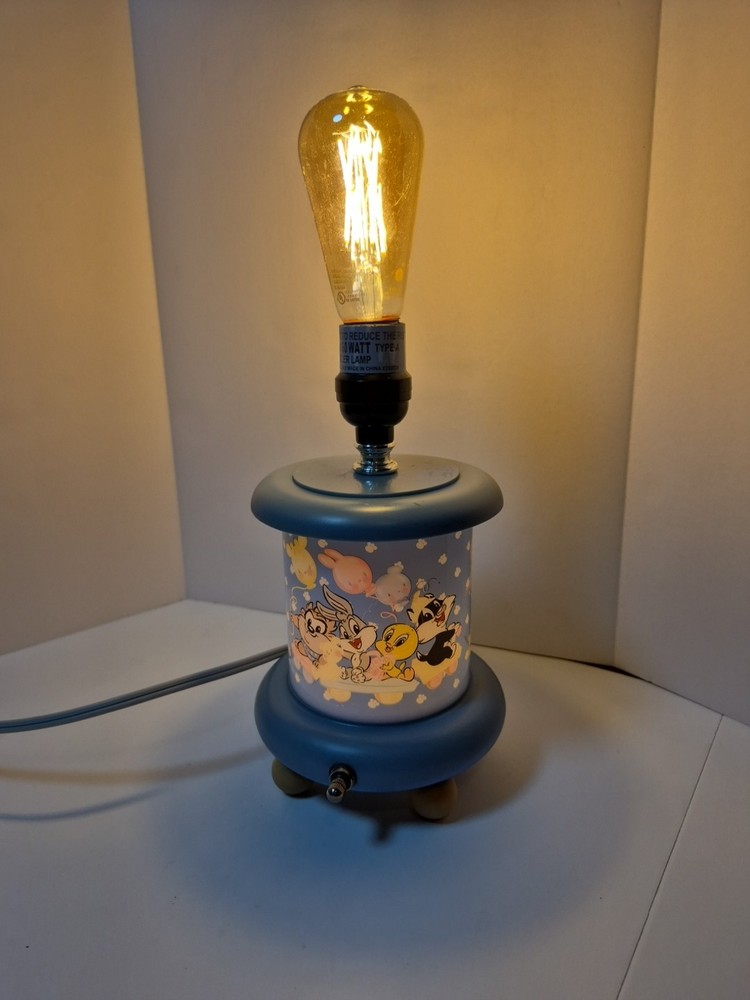 Vintage Baby Tiny Looney Tunes Baby Bugs Bunny Lamp Nursery Nightlight No Shade