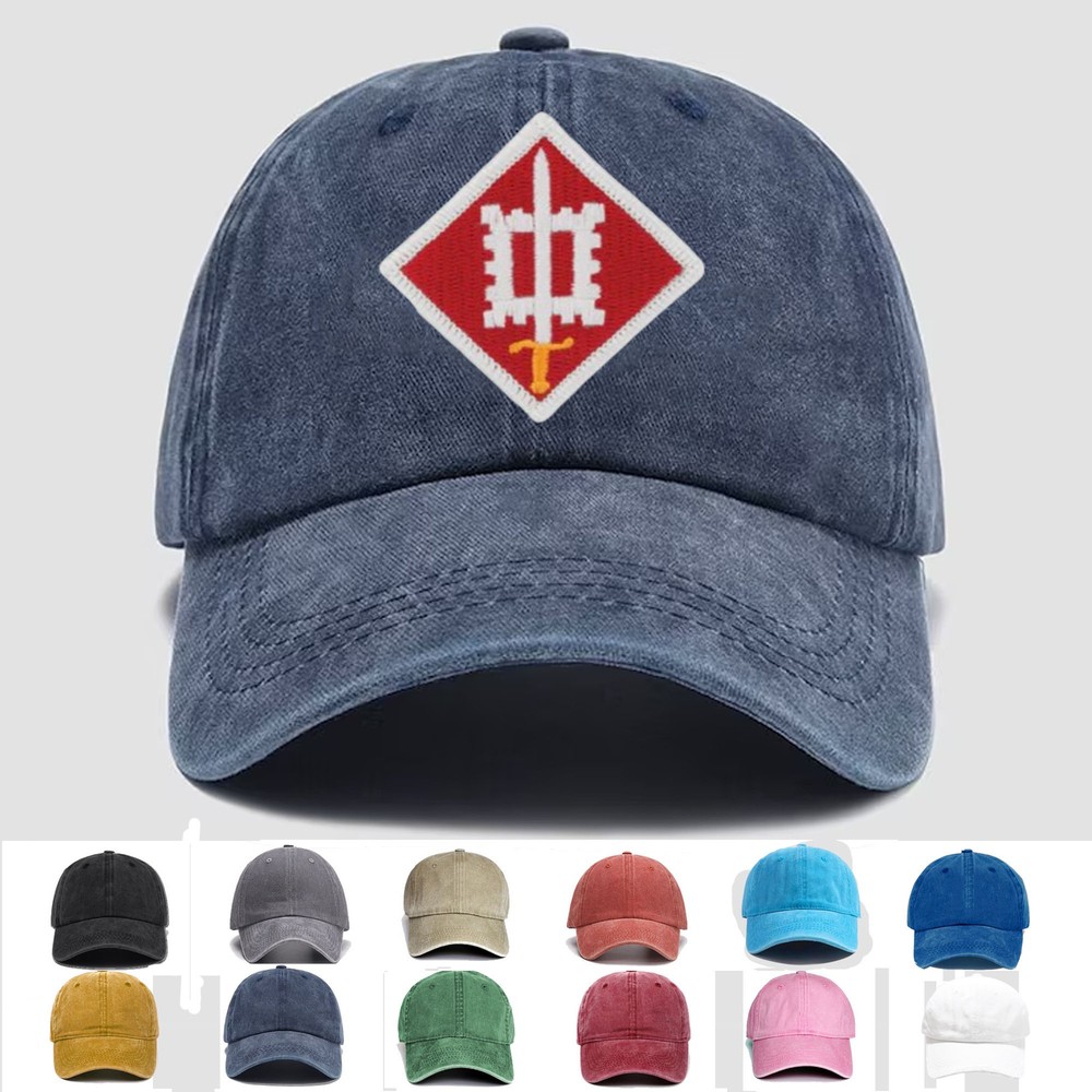 Custom Embroidered Hat 18th Engineer Brigade, Veteran Cap, Trucker Hat, Gift
