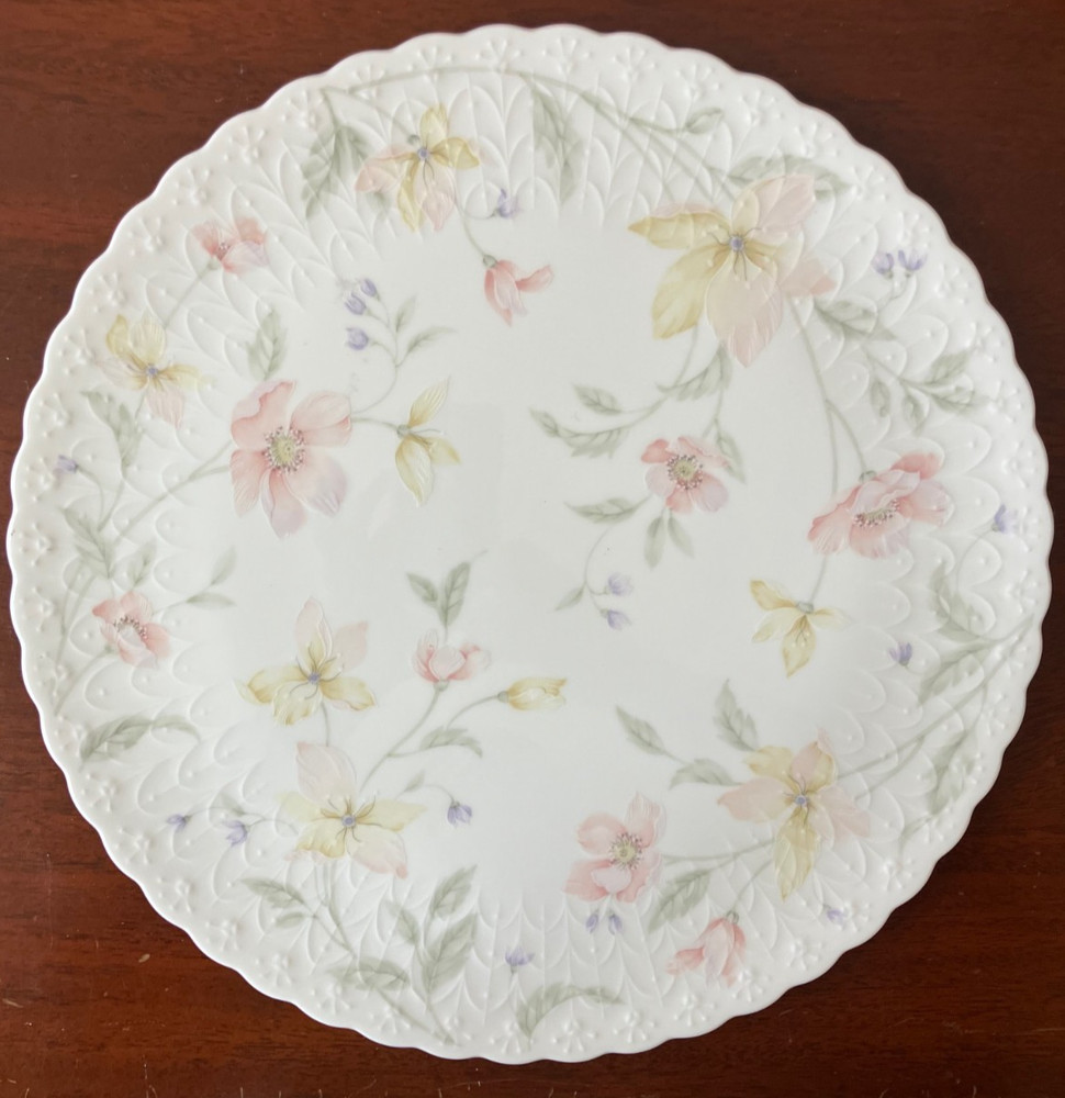 MIKASA Pastel Garden Floral CAKE Plate 13