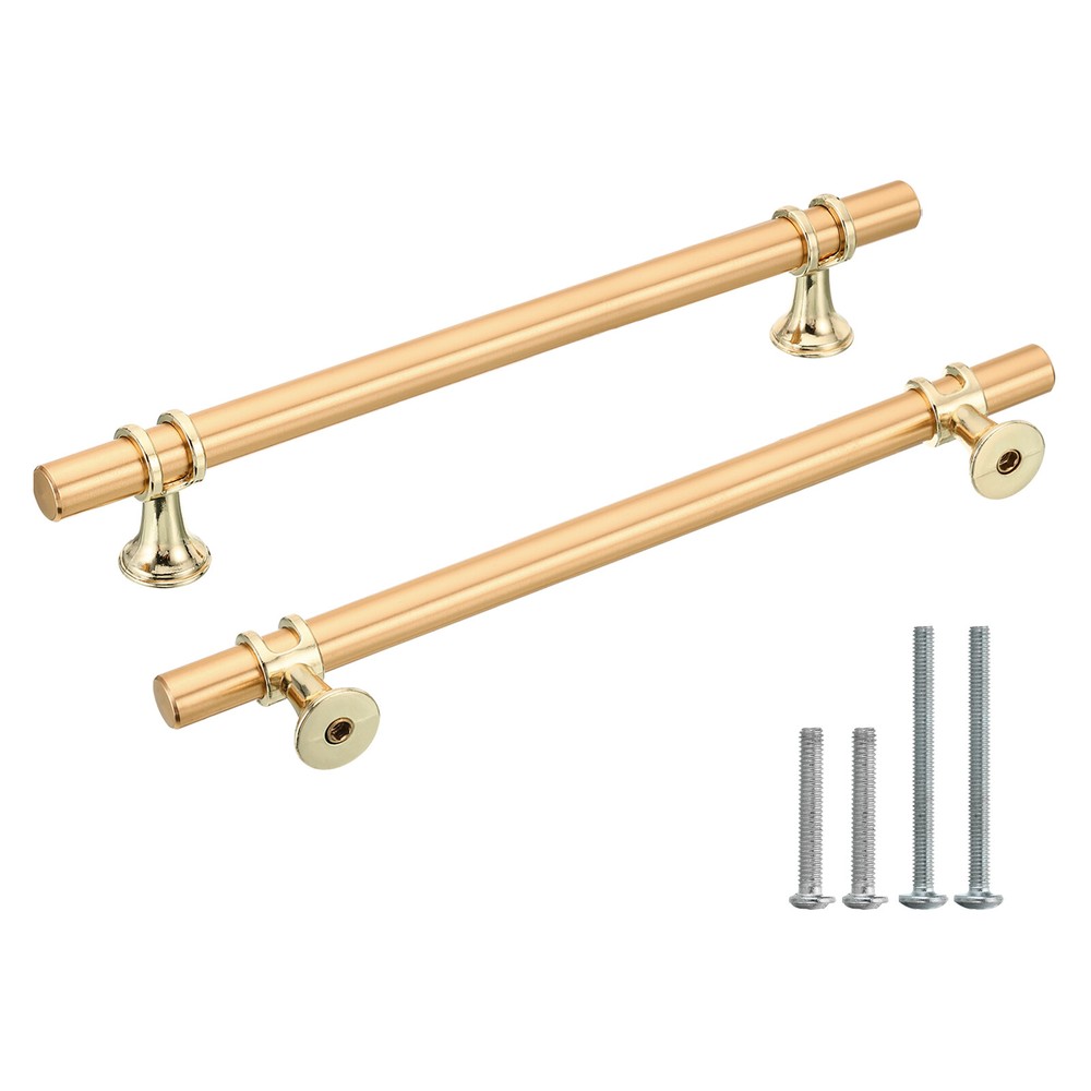 5 Pack Cabinet Door Handles Cupboard Drawer Handles Cabinet Pull Handles Gold