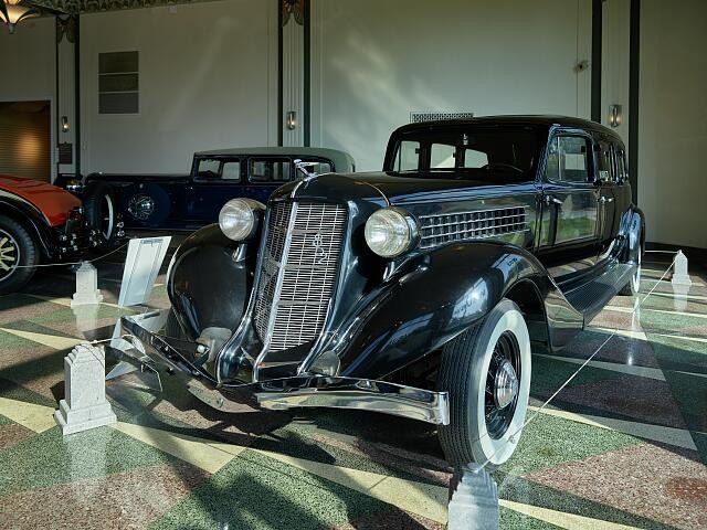 Photo:Auburn Indiana Auburn Cord Duesenberg Museum 1936 Auburn 852 Hearse