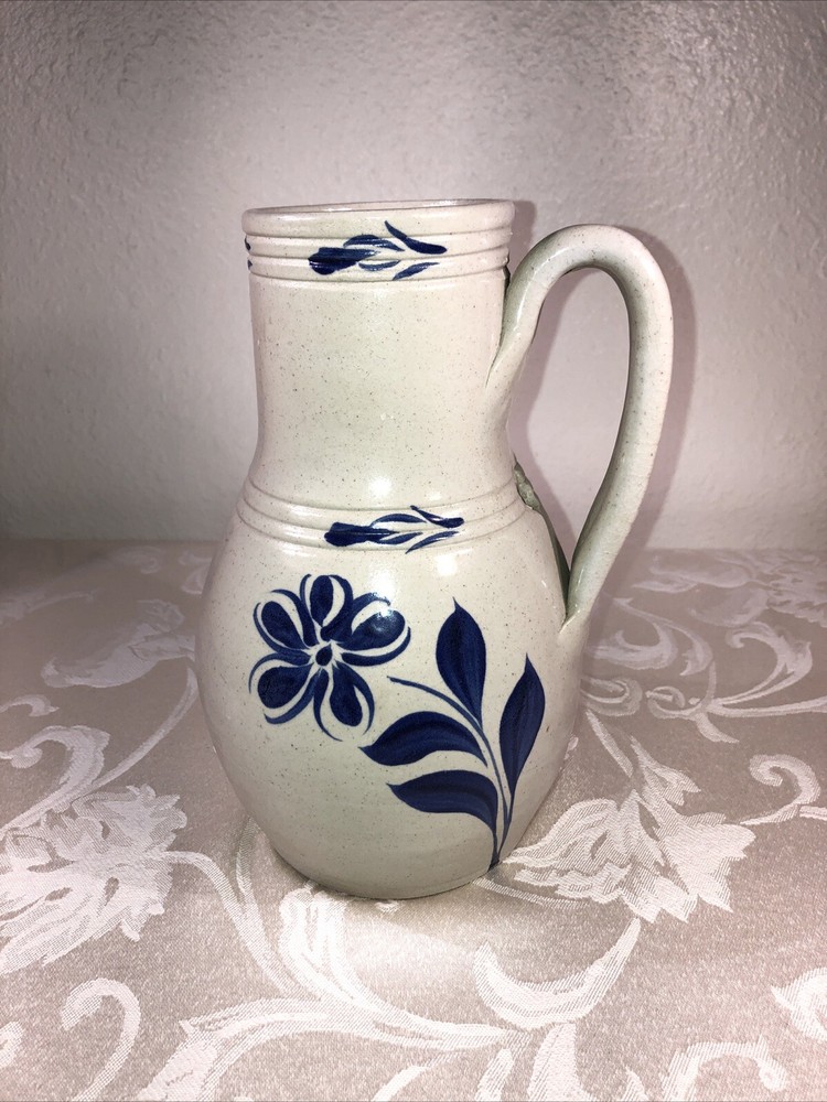 2005 Williamsburg Pottery Factory Ceramic Salt Glaze Hanging Bird House Preowned