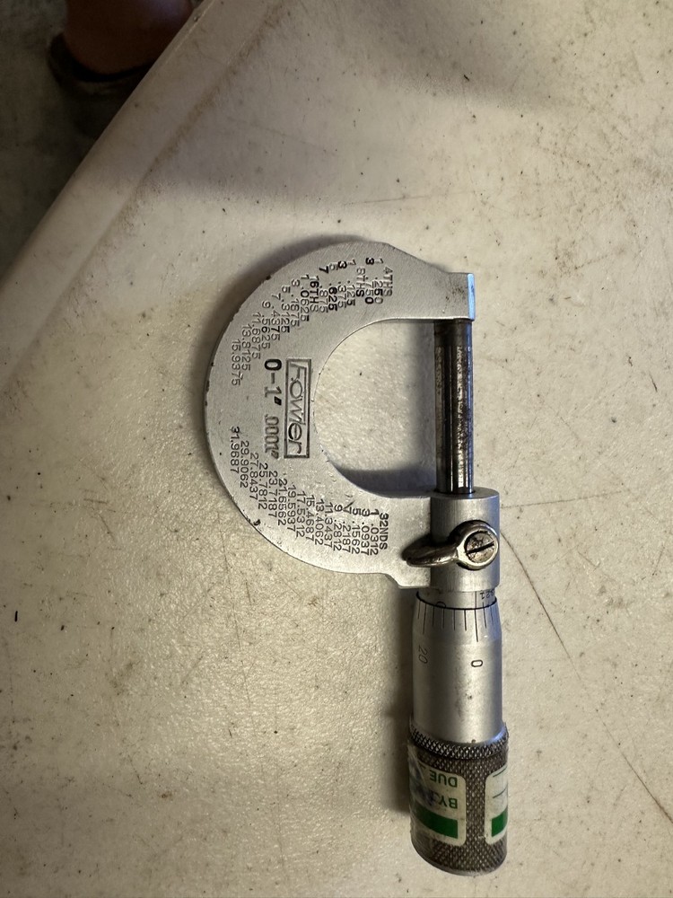 Fowler Micrometer 0-1