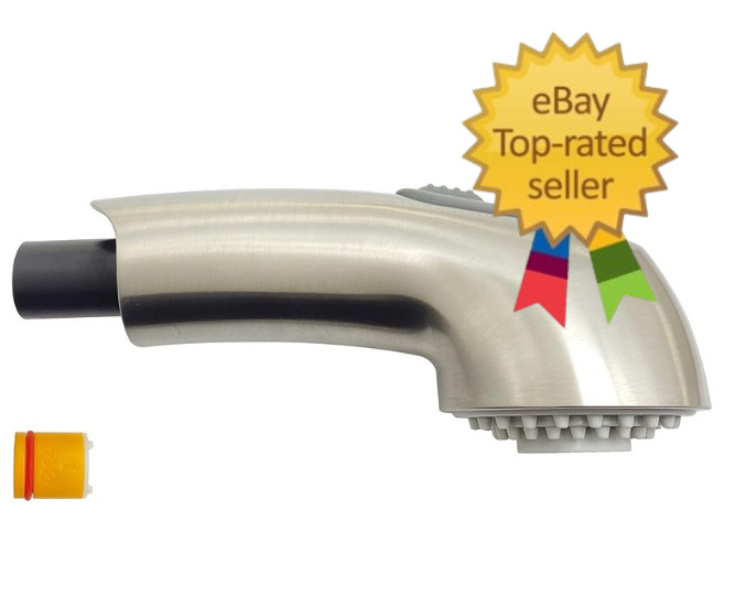 pull-out spray wand fits grohe pull out faucets, grohe part 46312sd0 / 46298sd0,