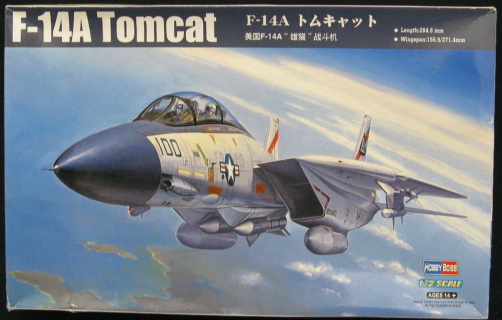 1/72 Hobby Boss Models GRUMMAN F-14A TOMCAT Jet Fighter *MINT*