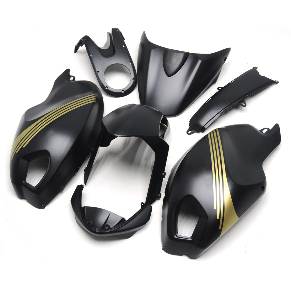 ABS Injection Black Fairing Kit for Ducati 696 796 795 2009 2010 2011 Bodywork