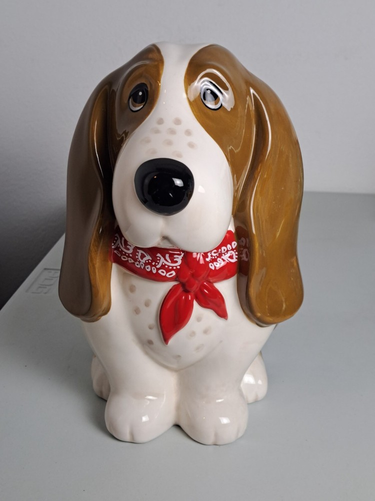 Pioneer Woman Charlie Dog Basset Hound  Earthenware 10