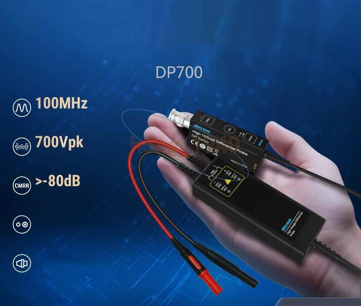 NEW Micsig DP700 700V 100MHz High Voltage Oscilloscope Probe kit