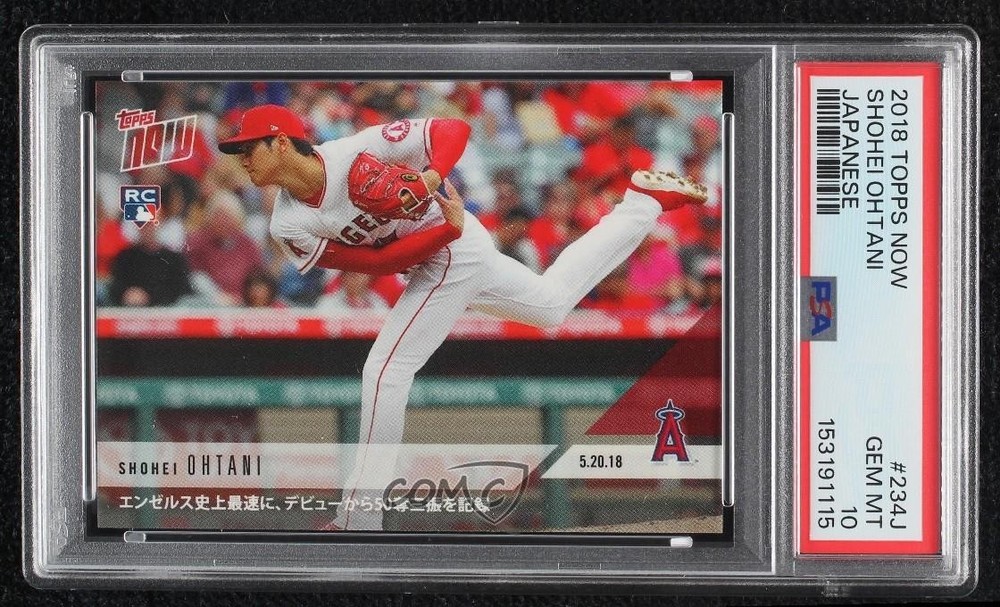 2018 Topps Now Japan /3185 Shohei Ohtani #234J PSA 10 GEM MT Rookie RCFulfilled by COMC - World’s largest consignment service