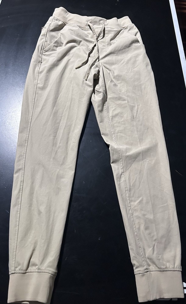 Birddogs Joggers Men’s Size Small Beige Khaki Athleisure Drawstring Golf