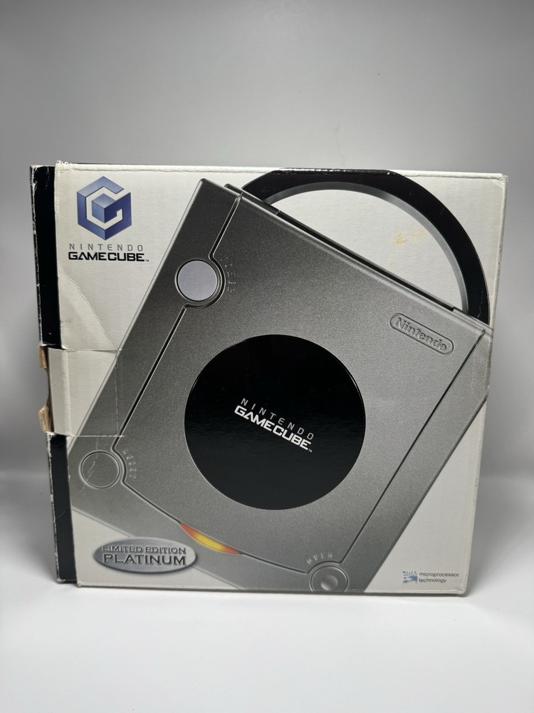 Nintendo Gamecube Platinum Limited Edition With Paperwork / Insert CIB