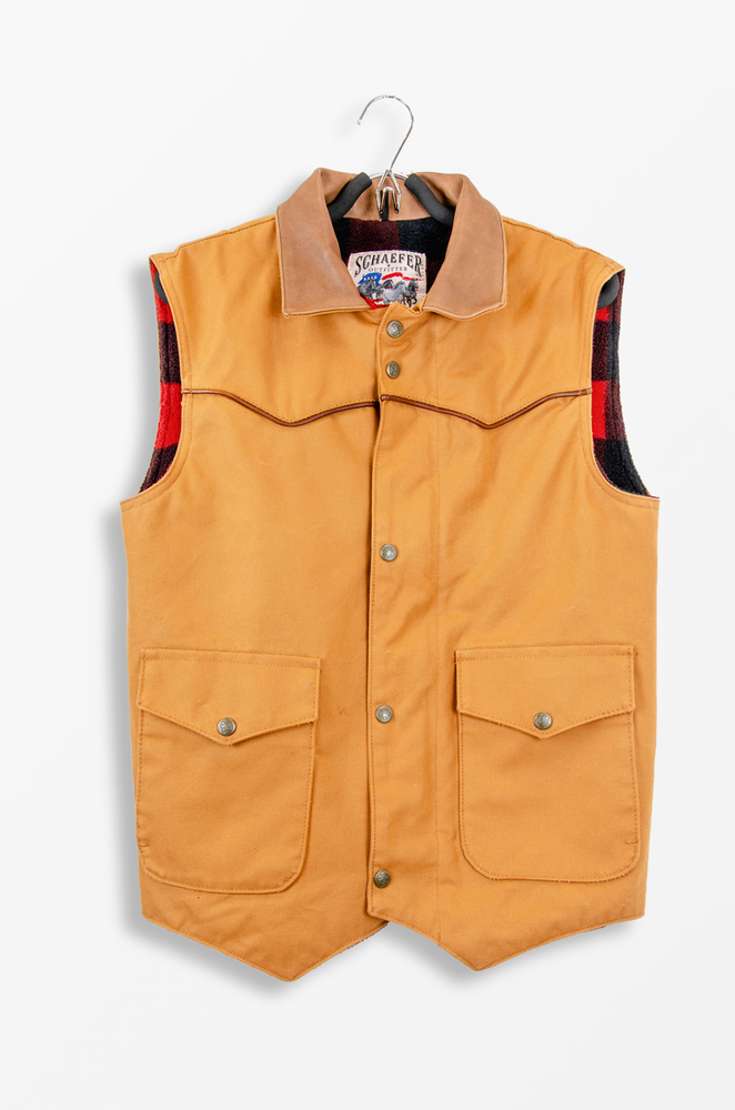 Schaefer Outfitter Ranch Canvas Vest – Size S (Made in USA)