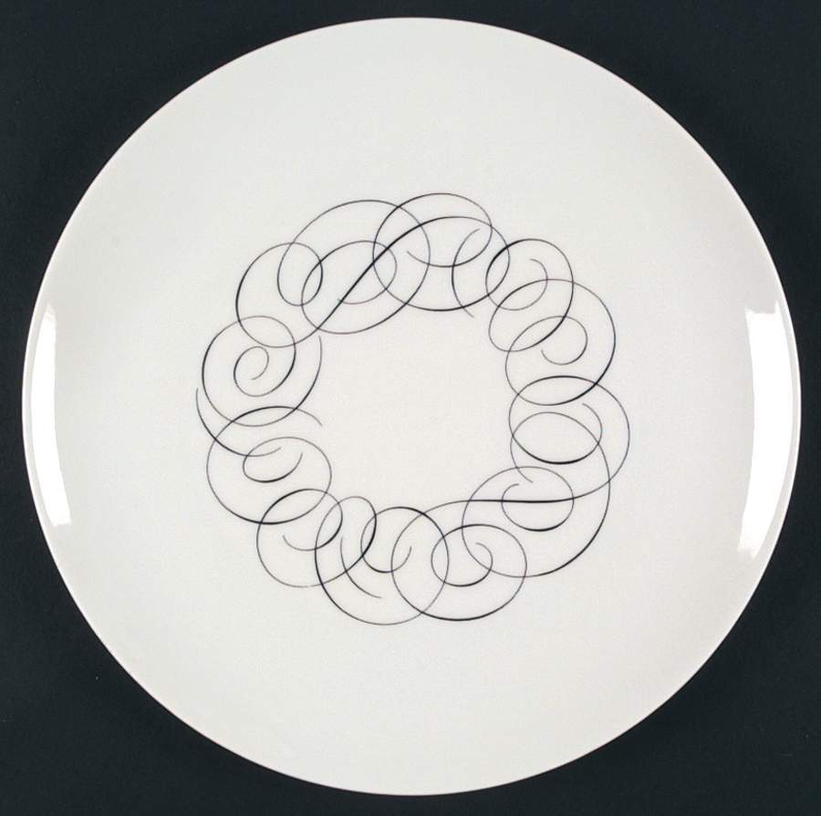 Rosenthal - Continental Script Dinner Plate 5533939