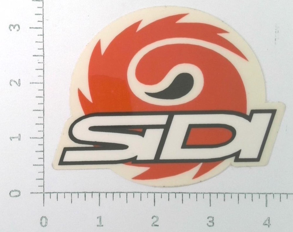 Vintage Sidi Motorcycle Boots Racing Advertising Sticker Decal