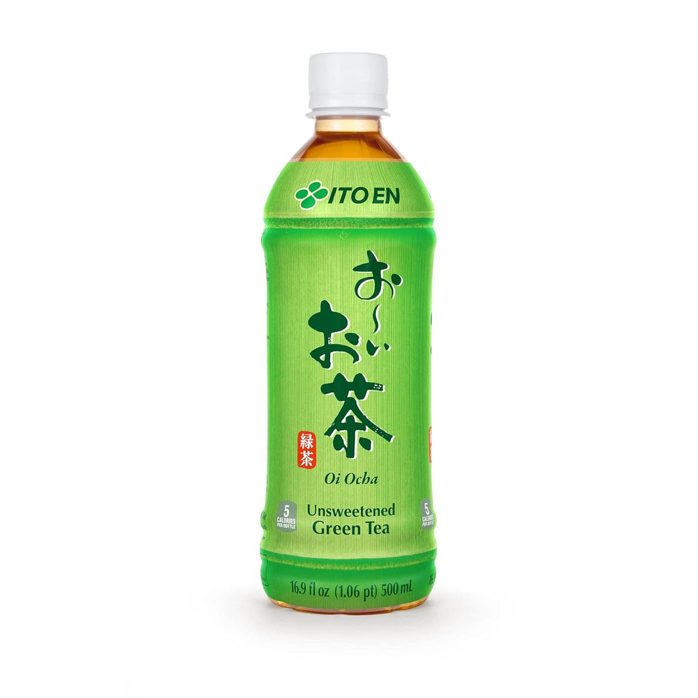 Ito En Oi Ocha Unsweetened Green Tea 16.9oz Pack of 12