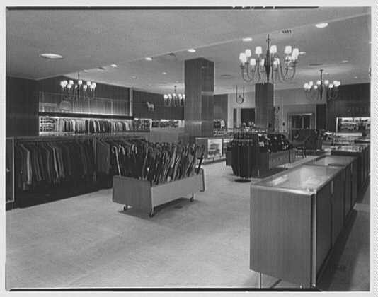 Rogers, Peet & Co., business at 600 5th Ave., New York. Wide general view