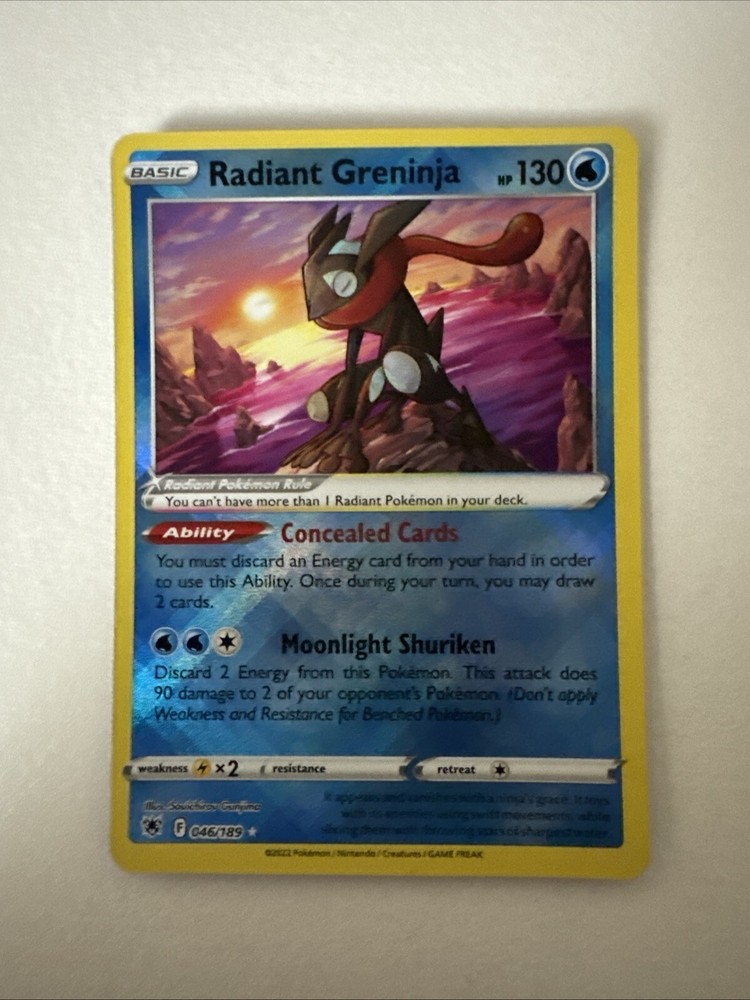 Radiant Greninja 046/189 Swsh10: Astral Radiance Holo