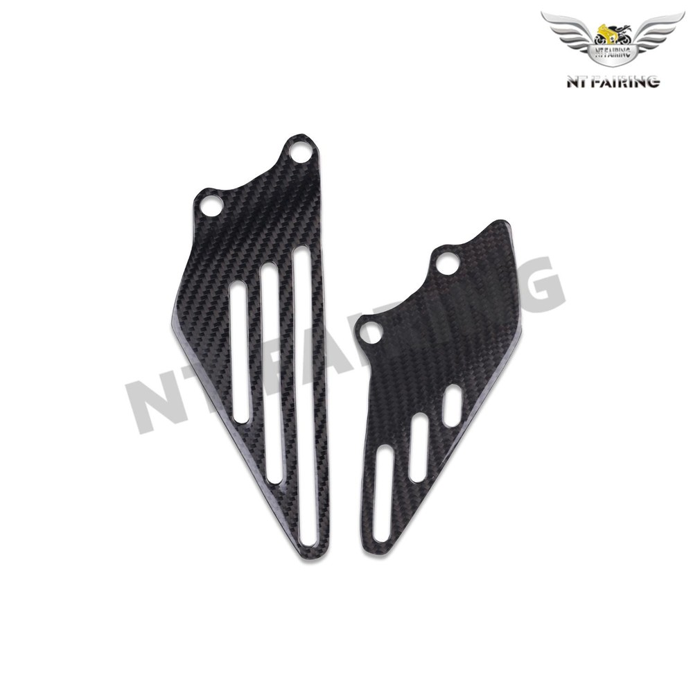 FTA 2006-2024 Kawasaki Ninja ZX14, ZZR1400 Heel Plates - 100% Carbon Fiber