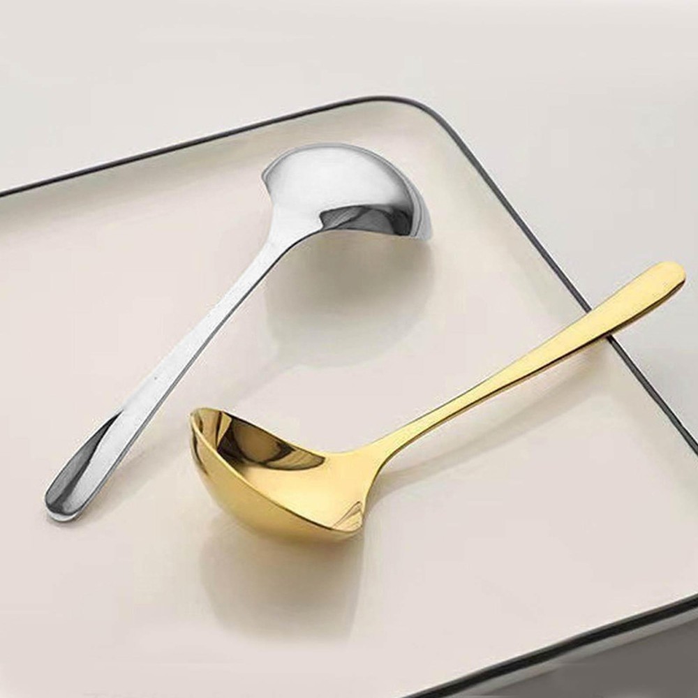 1~10Pcs Table Spoons Stainless Steel Kitchen Large Soup Spoon Cooking Tablespoon