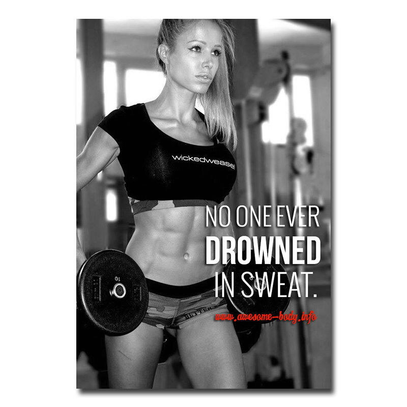 74570 Bodybuilding Motivational Poster Fitness Inspiration Wall Art Print US