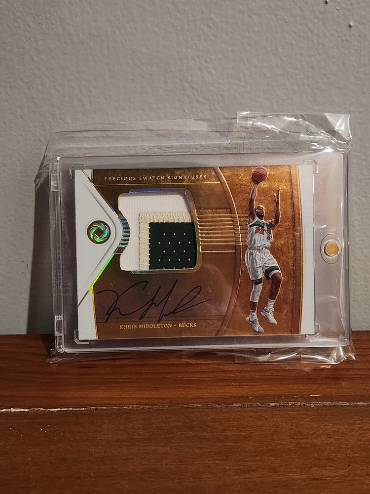2018 KHRIS MIDDLETON GAME-WORN JERSEY HARD AUTO 2/10