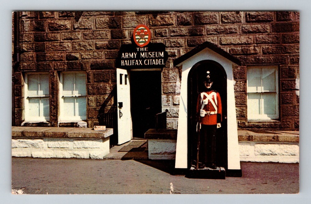 Canada- Nova Scotia Halifax The Citadel Army Museum Old Postal Vintage Postcard