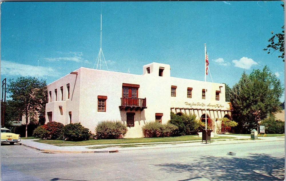 Alamogordo NM-New Mexico, United States Post Office, Vintage Postcard