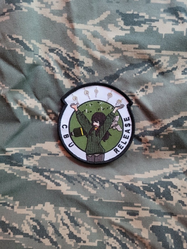 Atamonica - CBU release USAF Ace Combat anime girl pinup morale airsoft patch-image