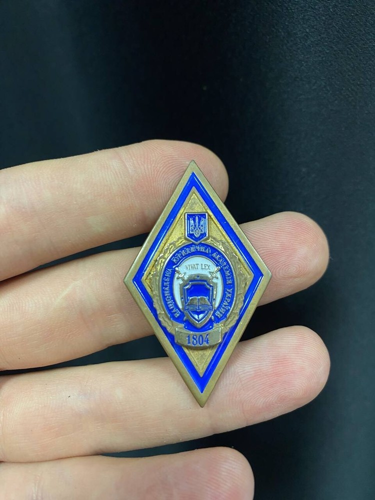 Pin Rhombus Icon National Law Academy of Ukraine Concept-image
