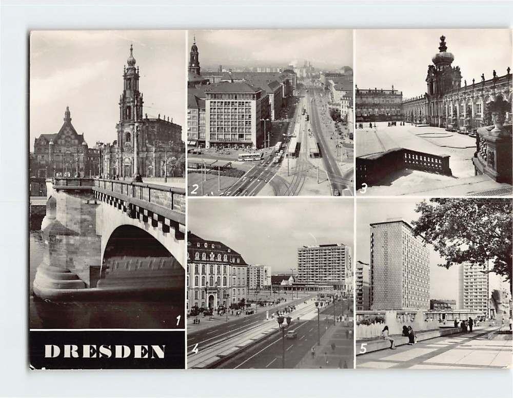 Postcard Dresden Germany