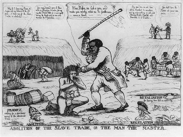 Abolition of the slave trade,or the man the master,Slavery,Slave Masters,1789