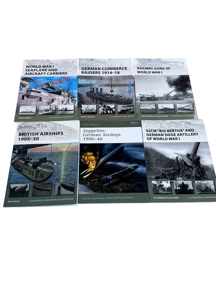 Lot Of 6 Osprey New Vanguard Aviation Book Collection