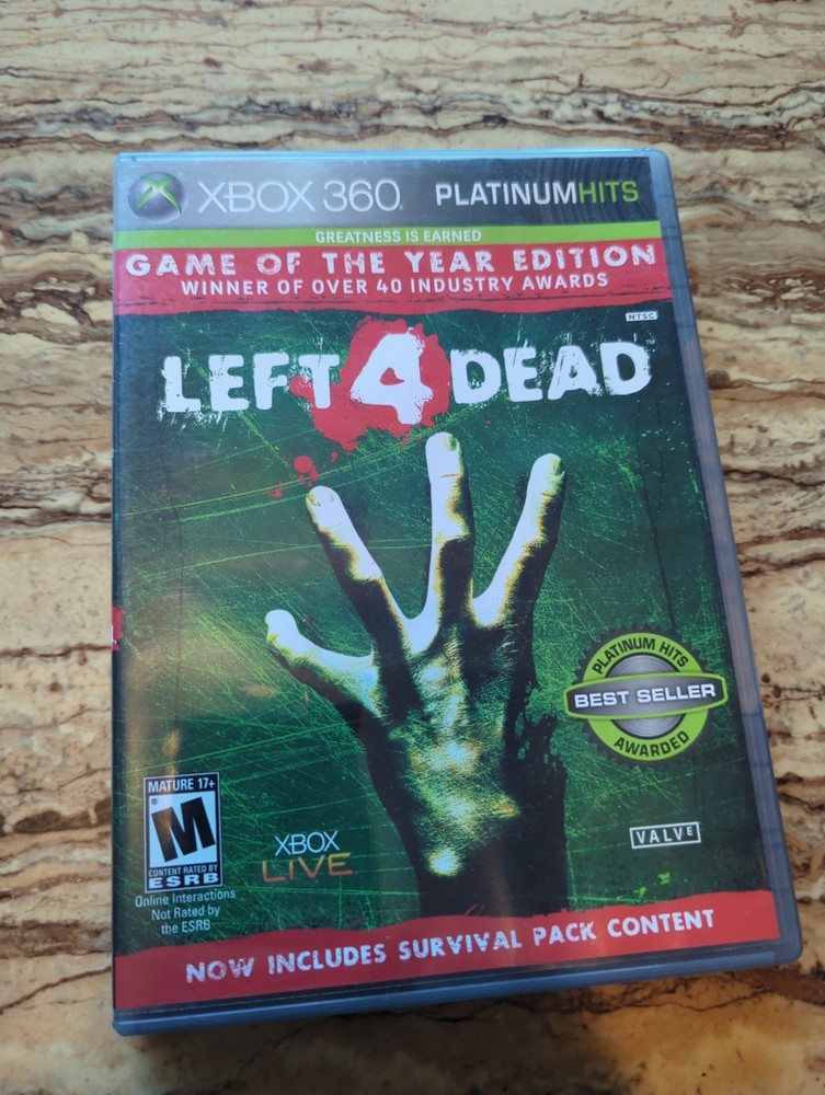 Left 4 Dead: Game of the Year Edition (Xbox 360, 2009) CIB